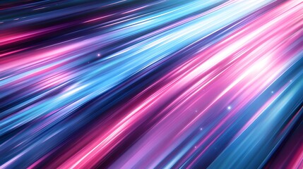 Abstract illustration shows dynamic lines of vibrant pink and blue colors