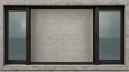 Window frames isolated on transparent or white background