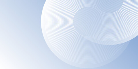 Modern blue modern background with circle elements. Digital technology abstract simple modern art