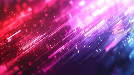 Obraz premium Diagonal bright color gradients with glowing lights and bokeh effects
