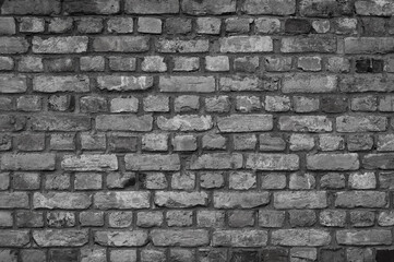 gray background, photo shows brick wall texture