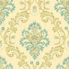 seamless pattern with floral ornament