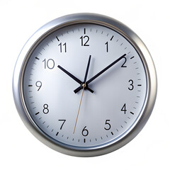 Clock isolated on transparent background 