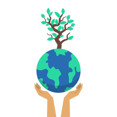 Reforestation Illustration