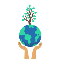 Reforestation Illustration