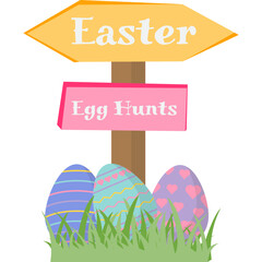 Easter Egg Hunt Sign