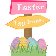 Easter Egg Hunt Sign