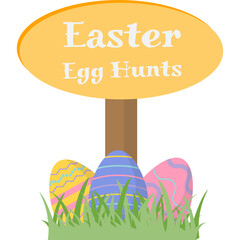 Easter Egg Hunt Sign
