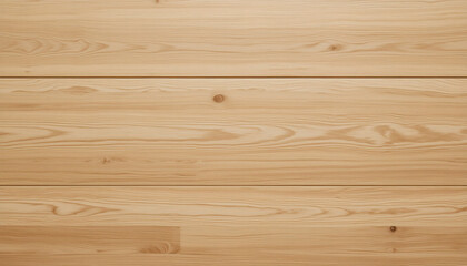 Fototapeta premium Wooden Floorboard with Natural Texture and Light Honey Color, Isolated on Plain Background