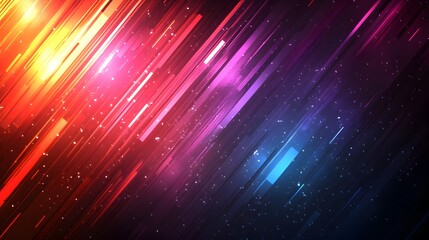 Obraz premium Angled Lines Of Varying Colors Create An Abstract And Futuristic Composition