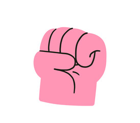 Hand, pointing, leaning, grasping, clenching, holding, different arm action, gesture symbol, different hand gestures, signs shown with palm and fingers isolated on background flat vector illustration.