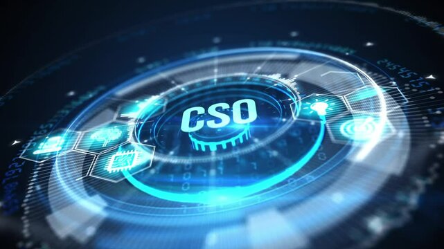 Business, Technology, Internet and network concept. CSO.