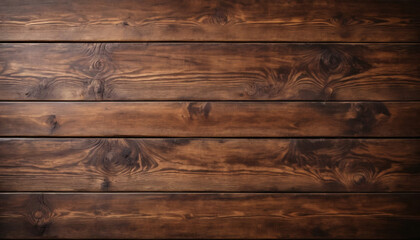 Fototapeta premium Rustic Wooden Table with Natural Finish, Isolated to Showcase Rich Wood Grain and Texture