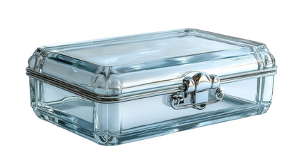 Elegant glass box showcasing craftsmanship and timeless beauty for home decor