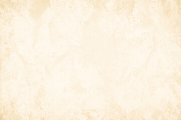 Colour old concrete wall texture background. Close up retro plain cream color cement wall background texture. Design paper vintage parchment element.