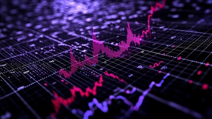 Obraz premium Financial Charts Stock Market Data Investment Graphics Economic Trends Analytics Busi