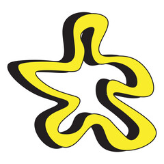 Abstract Funky Shape Icon