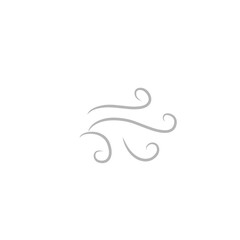 gray wind illustration
