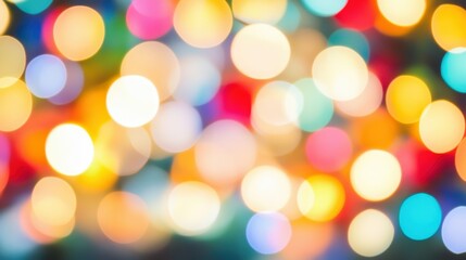 Colorful Bokeh Effect for Abstract Background and Design Use
