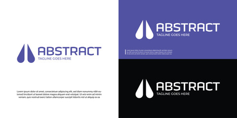 Drop concept Abstract Logo Design for your Company