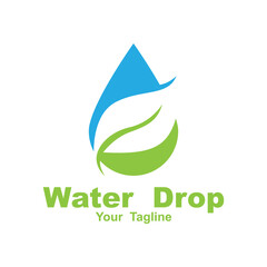Water drop Logo Template vector