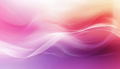 Abstract flowing waves in soft pastel colors