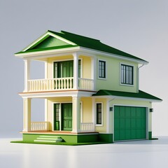 3d render of a house