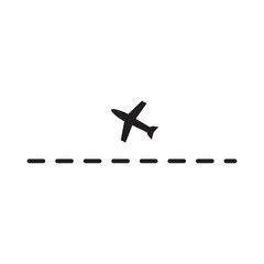 Airplane Route Icon