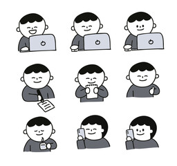 A person who works at a company