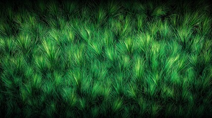 Obraz premium Lush Green Grass Texture Nature Background High Resolution Photo