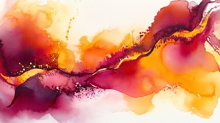 Abstract art, vibrant hues, alcohol ink, fluid, design, background, texture, website banner