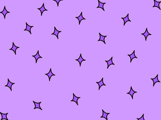 シンプル紫のキラキラ