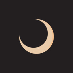 Whimsical Cartoon Moon Night Icon