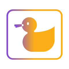 rubber duck vector illustration