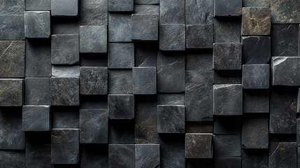 A textured, dark octagonal grid with a metallic finish, blending industrial and futuristic elements.