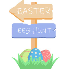Easter Egg Hunt Sign