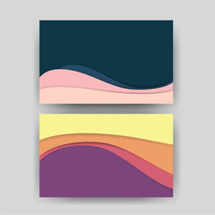 Obraz premium Abstract Layered Backgrounds