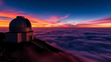 "Stunning Observatory atop Caldera de Taburiente Volcano"
