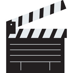 Obraz premium Clapboard Cinema Movie