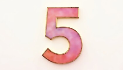 Fototapeta premium The Art of Pink Number Five