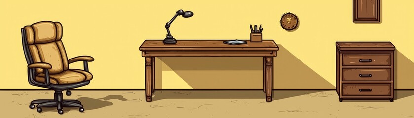 Simple Office Room Scene