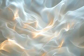 Obraz premium Abstract Smooth Gelatinous Patterns Flowing Gracefully in a Dreamy Color Palette