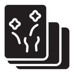Obraz premium Photo glyph icon
