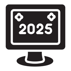 Tv Program  glyph icon