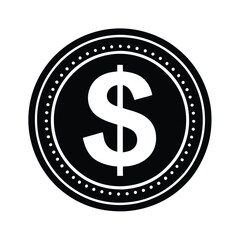 Obraz premium dollar symbol icon