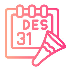 Calendar  gradient icon