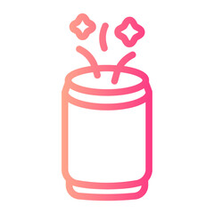 Drink Can gradient icon
