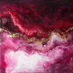 Dark red grunge texture with smoky orange patterns and space for text