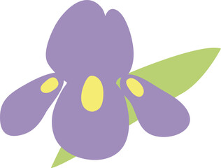 菖蒲の花のイラスト