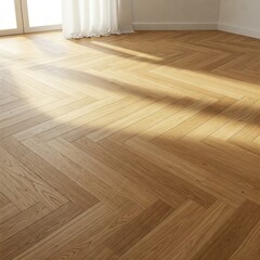 empty room with wooden floor